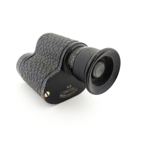 1182 - An early 20thC monocular by Spindler & Hoyer of Gottingen. Approx. 2 3/4