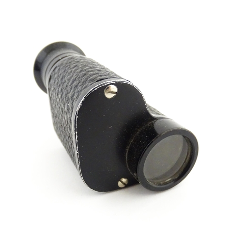 1182 - An early 20thC monocular by Spindler & Hoyer of Gottingen. Approx. 2 3/4