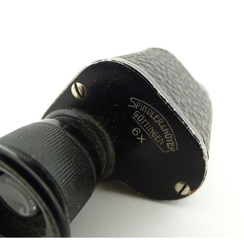 1182 - An early 20thC monocular by Spindler & Hoyer of Gottingen. Approx. 2 3/4