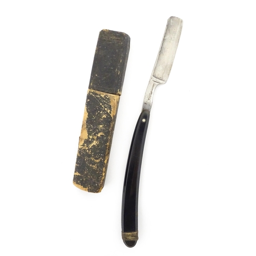 1183 - Four early 20thC razors to include The Crown & Sword Razor, The Encore Razor, Howe's Salop Razor, et... 