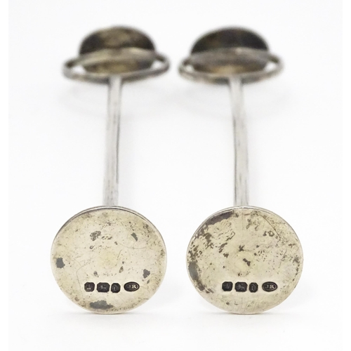 463 - A pair of Victorian silver sugar crushers hallmarked Sheffield 1896, maker John Round & Son Ltd. App... 