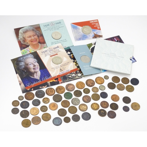 957A - Coins: A quantity of assorted 19thC and later coins to include some commemorative examples