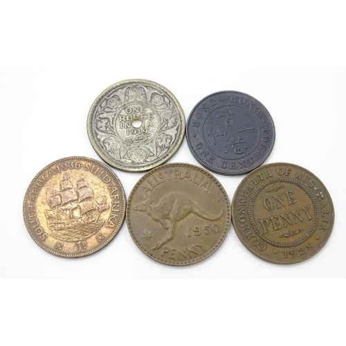 957A - Coins: A quantity of assorted 19thC and later coins to include some commemorative examples