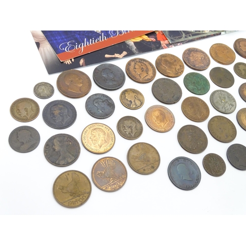 957A - Coins: A quantity of assorted 19thC and later coins to include some commemorative examples