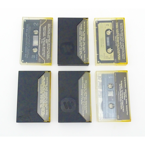 1087 - Six music cassette tapes, The Doors , comprising the albums 'Waiting For The Sun', 'Morrison Hotel' ... 