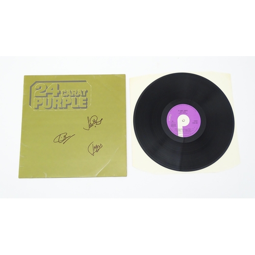 1088 - Vinyl record LP : Deep Purple , '24 Carat Purple' , 33rpm, EMI Records Ltd TPSM2002 (1975.)
The slee... 