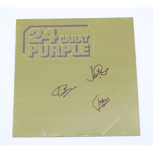 1088 - Vinyl record LP : Deep Purple , '24 Carat Purple' , 33rpm, EMI Records Ltd TPSM2002 (1975.)
The slee... 