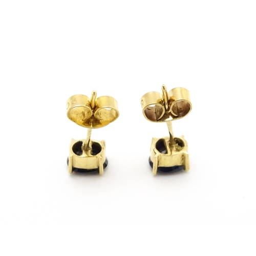 849 - Six pairs of assorted drop and stud earrings