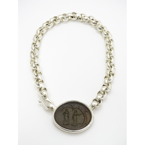 886 - Circa 1980s costume necklace by Karl Lagerfeld from 