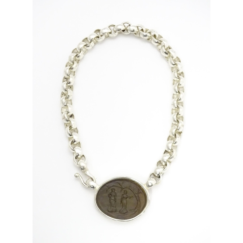 886 - Circa 1980s costume necklace by Karl Lagerfeld from 