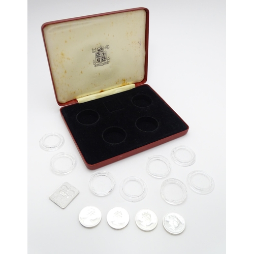 958 - Coins: A Royal Mint 1984-1987 United Kingdom £1 silver proof collection