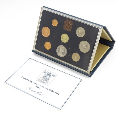 959 - Coins: Three Royal Mint United Kingdom proof coin collections for 1984, 1985 and 1986 (3)