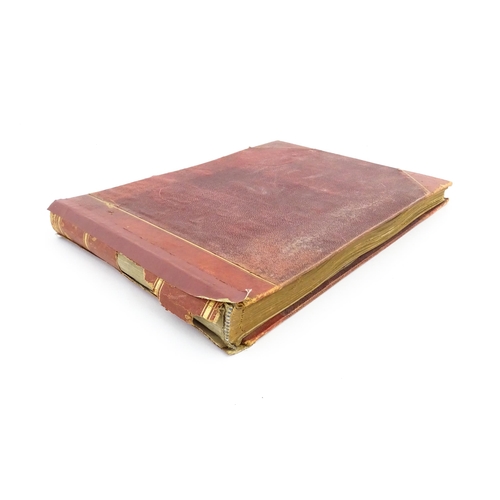 2146 - A Victorian photograph album containing various views to include Lincoln Cathedral, Dairy Bridge Rok... 