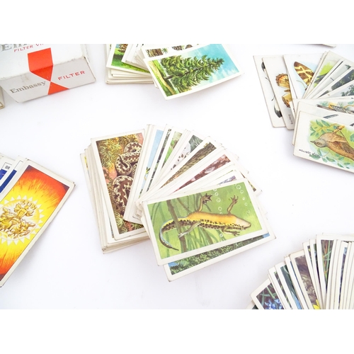 2155 - A large quantity of assorted 20thC cigarette and tea cards to include examples from Will's Cigarette... 