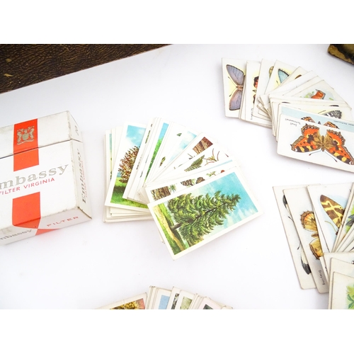 2155 - A large quantity of assorted 20thC cigarette and tea cards to include examples from Will's Cigarette... 