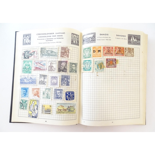 2156 - Stamps: Three albums containing Great British, Commonwealth and Worldwide stamps, mostly 20thC. Toge... 