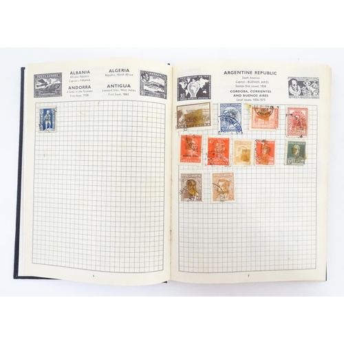 2156 - Stamps: Three albums containing Great British, Commonwealth and Worldwide stamps, mostly 20thC. Toge... 