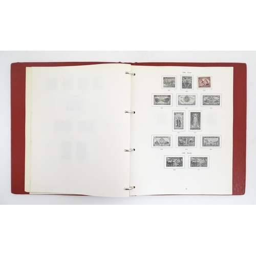 2157 - Stamps: A quantity of 20thC albums containing Great British, Commonwealth and Worldwide stamps