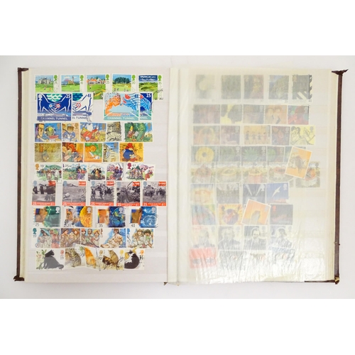 2157 - Stamps: A quantity of 20thC albums containing Great British, Commonwealth and Worldwide stamps