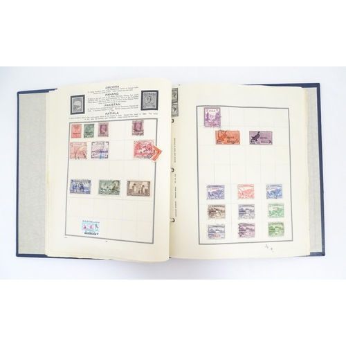 2158 - Stamps: Eight albums containing assorted 19th & 20thC Great British, Commonwealth and Worldwide stam... 