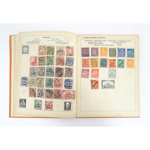 2158 - Stamps: Eight albums containing assorted 19th & 20thC Great British, Commonwealth and Worldwide stam... 