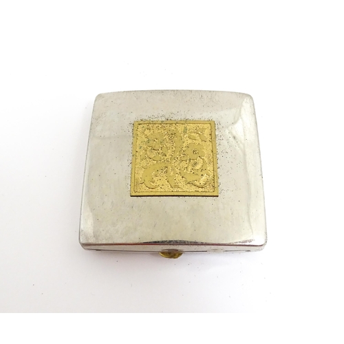 1230 - Five assorted vintage compacts to include a RAF Stratton compact with blue enamel detail and winged ... 