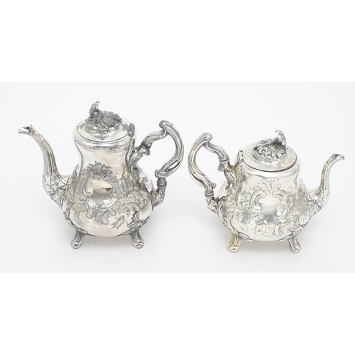 672 - A quantity of assorted silver plate items comprising an exceptionally large twin handled tray, a tea... 