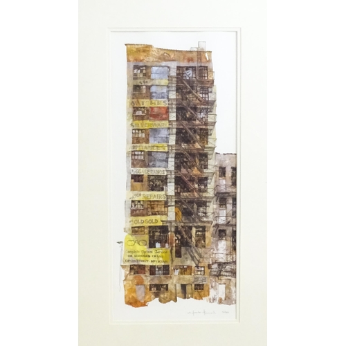 2026 - Mat Barber Kennedy, 20th century, Signed prints, Architectural compositions, one titled Cosinas y Eq... 