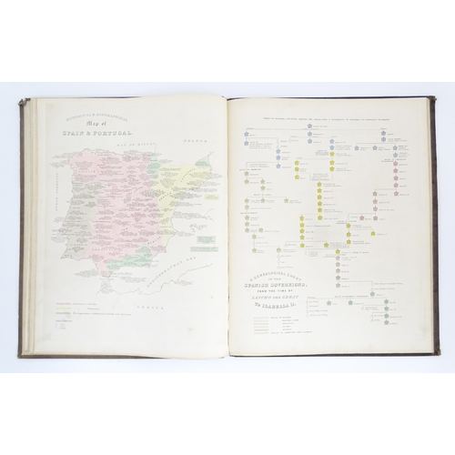 2152 - Book: A Concise Historical, Biographical & Genealogical Atlas of the Principal Events in the Histori... 