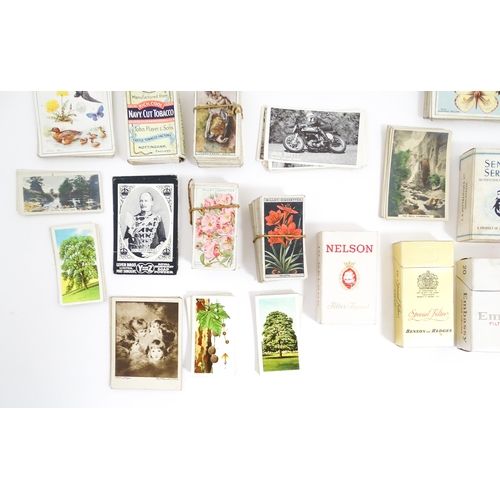 2155 - A large quantity of assorted 20thC cigarette and tea cards to include examples from Will's Cigarette... 