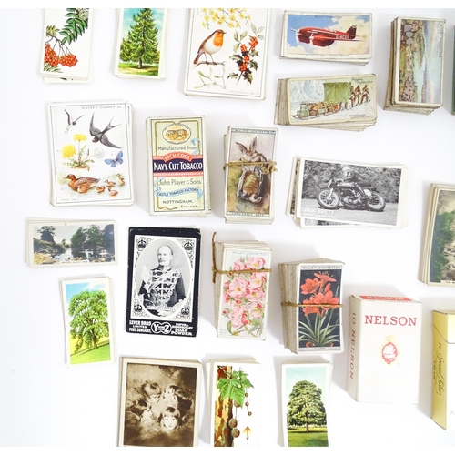 2155 - A large quantity of assorted 20thC cigarette and tea cards to include examples from Will's Cigarette... 