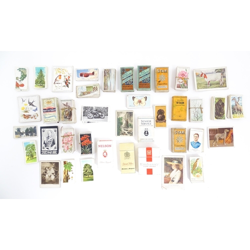 2155 - A large quantity of assorted 20thC cigarette and tea cards to include examples from Will's Cigarette... 