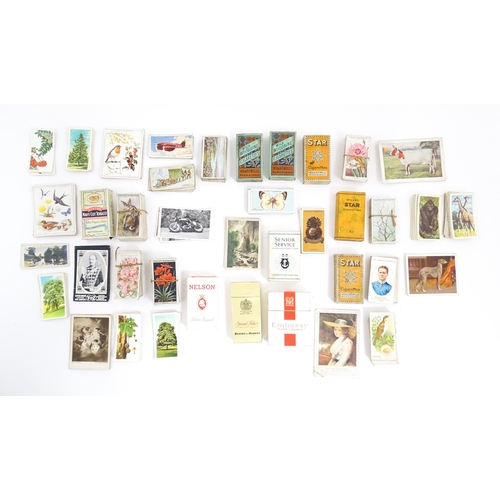 2155 - A large quantity of assorted 20thC cigarette and tea cards to include examples from Will's Cigarette... 