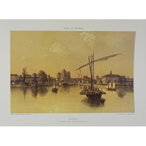 2048 - French School, 20th century, Lithographs, A folio of twelve lithographs from the Paul Payot Nice et ... 