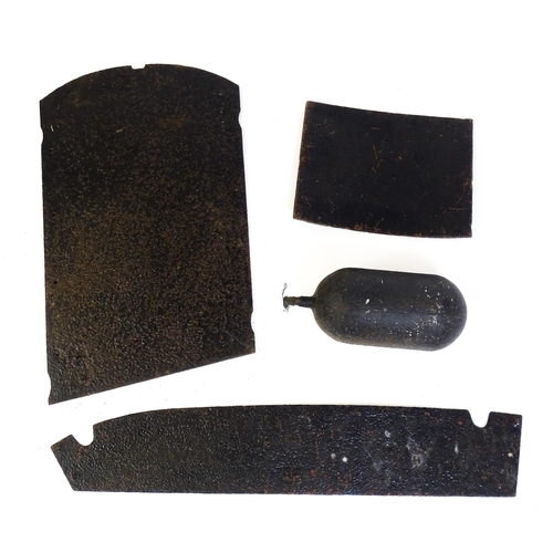 38 - Militaria, WWII / World War 2 / Second World War / WW2 : recovered crash site items, comprising two ... 