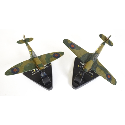 53 - Toys: A quantity of die cast scale model planes comprising three Corgi Toys examples from the Aviati... 