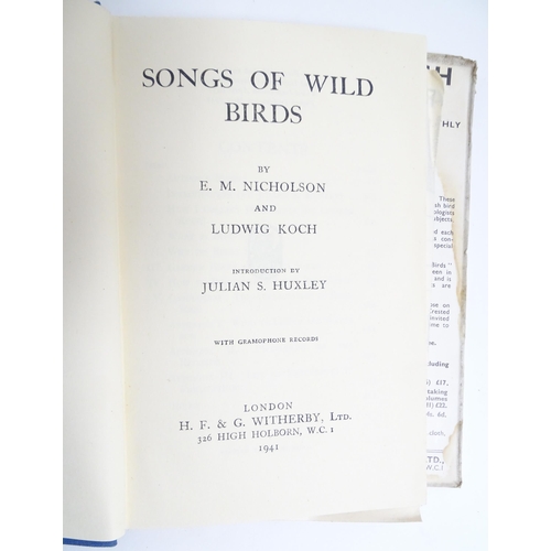 68 - Books: Nine assorted natural history books to include The Birds of the British Isles and their Eggs,... 