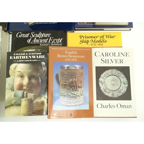 139 - Books: A quantity of assorted books on the subject of antiques, titles to include Stained Glass, AH,... 