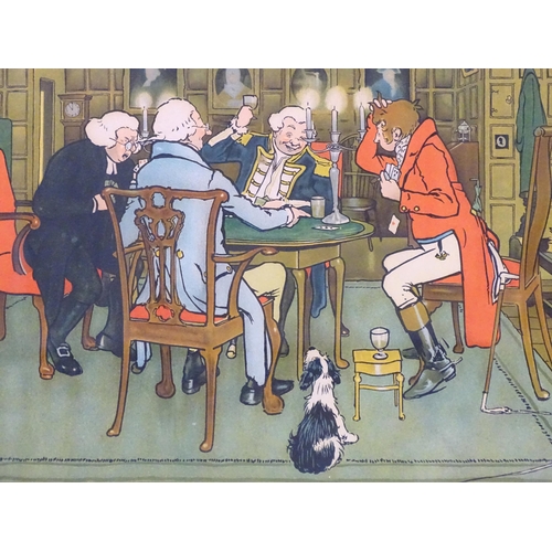 657 - After Cecil Aldin, Colour print, Revoked. Facsimile signature lower left. Approx. 11