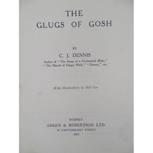 684 - Book: The Glugs of Gosh, by C.J. Dennis, with illustrations by Hal Gye. Published by Angus & Roberts... 