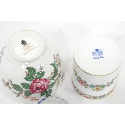 765 - A quantity of miscellaneous items to include Royal Staffordshire dishes in the Arcadia pattern, a Ro... 