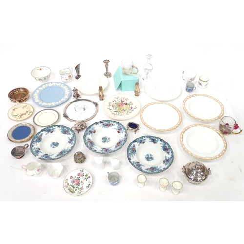 765 - A quantity of miscellaneous items to include Royal Staffordshire dishes in the Arcadia pattern, a Ro... 