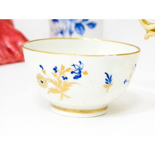 781 - A quantity of assorted ceramics to include Royal Doulton Poly Peacham, a Portmeirion cup with blue a... 