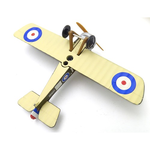 877 - Toys: A quantity of assorted scale model planes and vehicles, comprising four Corgi biplanes, Corgi ... 