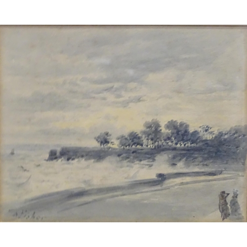 879 - A quantity of assorted 19thC and later watercolours, to include two depicting landscapes signed W. N... 