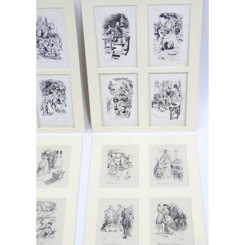 880 - A quantity of prints / book plates after Henry Mathew Brock to include examples from Pilgrims Progre... 