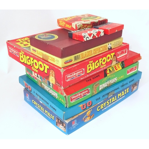 298 - Toys: A quantity of assorted toys and games by Waddingtons, MB Games etc. to include The Bigfoot Gam... 