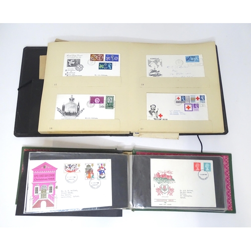 319 - Stamps / Postal History : Two albums containing 20thC First Day Covers and correspondence dating fro... 