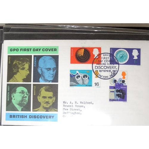 319 - Stamps / Postal History : Two albums containing 20thC First Day Covers and correspondence dating fro... 