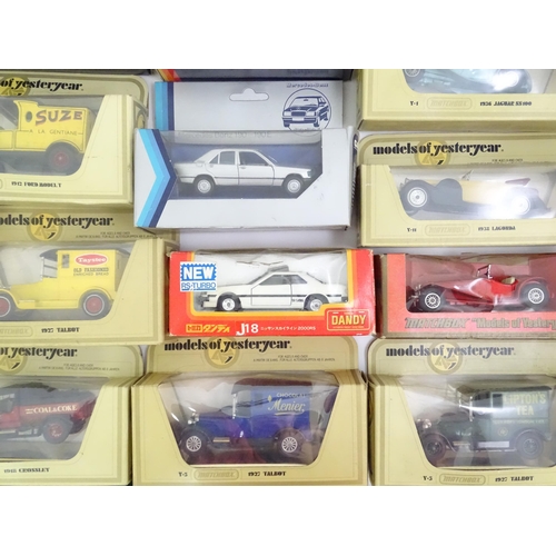 338 - Toys: A quantity of assorted die cast scale model cars / vehicles to include Corgi Toys VW Polo, Fia... 